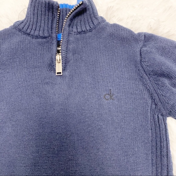 Calvin Klein boy half zipped sweater - Picture 2 of 4
